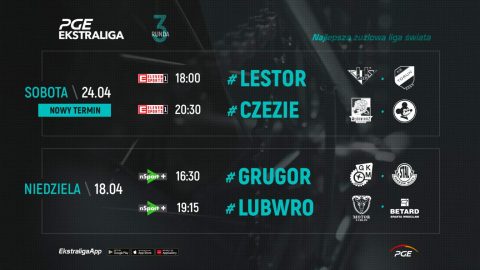 2 mecze PGE Ekstraligi przełożone
