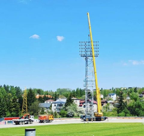 Stadion w Krośnie niebawem rozbłyśnie