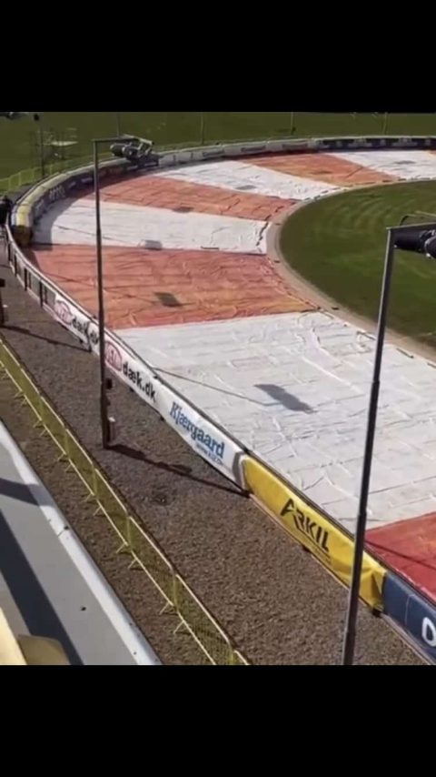 Tak to się robi w Danii! Tor w Vojens przygotowany na najbliższy mecz!