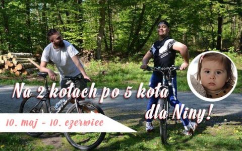 Rusza akcja Na dwóch kołach po pięć koła dla Niny Słupskiej!