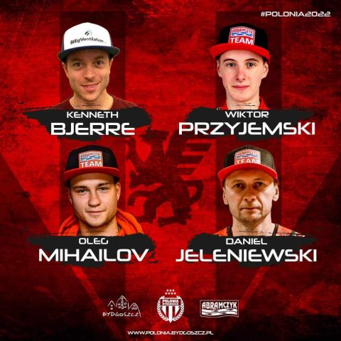 Polonia Bydgoszcz z nowymi zawodnikami na sezon 2022!