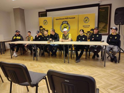 Przedsezonowa konferencja prasowa SpecHouse PSŻ Poznań.