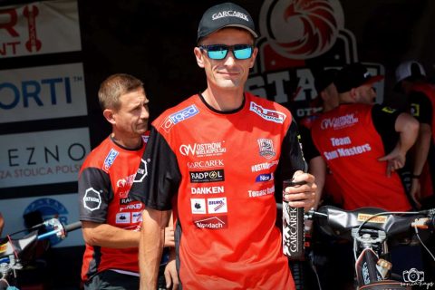 Tomasz Gapiński tuż po przegranym meczu Betard Sparta Wrocław- Arged Malesa Ostrów