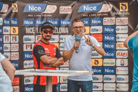 Mariusz Staszewski i Tomasz Gapiński po meczu ze Spartą Wrocław