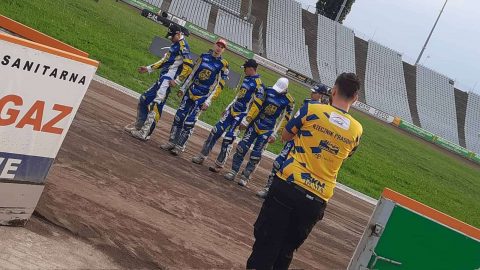 Taniec GKMu Grudziądz po zwycięstwie nad Włókniarzem Częstochową w rozgrywkach Ekstraliga u24!