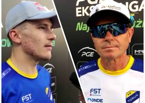 Apator Toruń. Robert Sawina i Robert Lambert przed naszymi kamerami! [WIDEO]