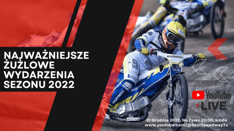 Ostatni magazyn żużlowy Best Speedway TV w 2022 roku już w środę!