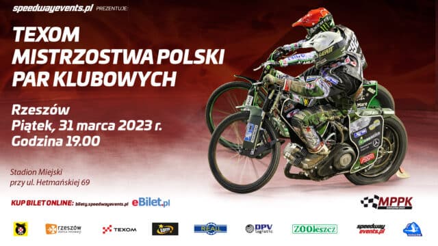 Mistrzostwa Polski Par Klubowych na żużlu w Rzeszowie. Bilety już w sprzedaży