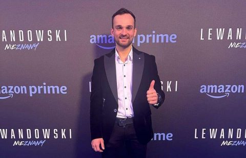 Zmarzlik i Lewandowski razem na uroczystej premierze