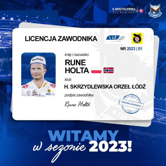 Rune Holta oficjalnie zakontraktowany w 1. Lidze Żużlowej!