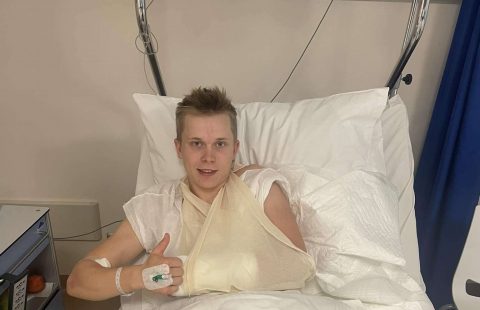 Żużel. Młody Łotysz podda się operacji kontuzjowanej w trakcie sezonu ręki