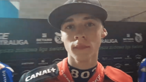 Żużel. Kevin Małkiewicz zadowolony ze swojego świetnego występu w meczu z Apatorem „Dzisiejszy mecz był najlepszy w PGE Ekstralidze w mojej karierze”