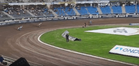 Pech Woryny. Defekt sprzętu spowodował niebezpieczny upadek [WIDEO]