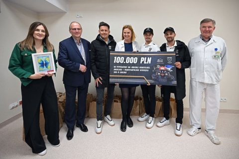 Mistrz Polski przekazuje pieniądze na dziecięcy szpital