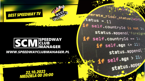 Nowa gra żużlowa! Speedway Club Manager już u nas na kanale Youtube