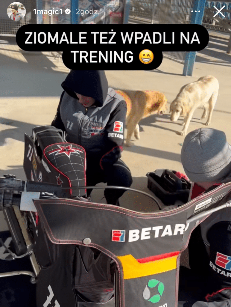 Maciej Janowski i pierwszy jego wyjazd w sezonie 2024 na tor 3 IMG 3849 e1708275135346
