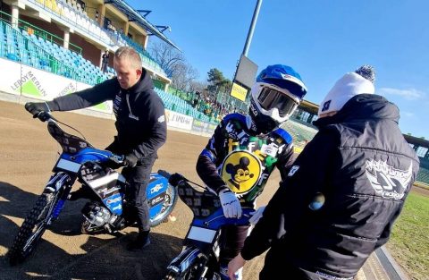 Falubaz Zielona Góra szlifuje formę na pierwsze mecze PGE Ekstraligi. Wyjechali na domowy obiekt pierwszy raz po przerwie