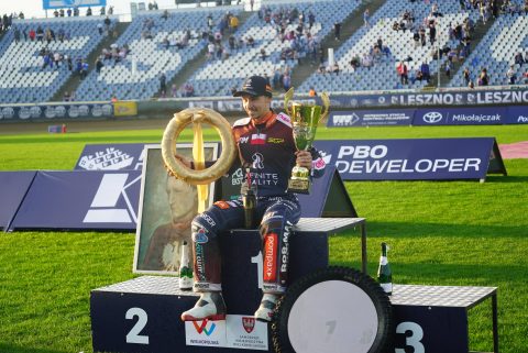 Dominik Kubera zdeklasował rywali w Lesznie