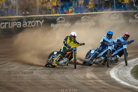 Bartosz Zmarzlik nie pomógł koledze w biegu 8 meczu z Zooleszcz GKM Grudziądz