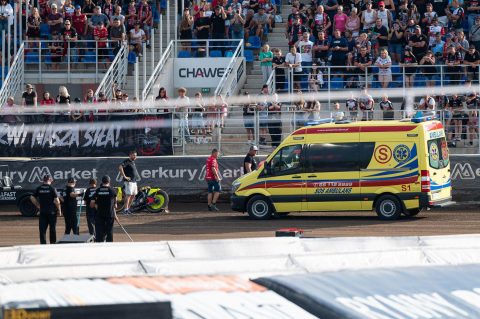 Fatalny karambol w Krośnie! Wilki Krosno jadą bez jednego z liderów