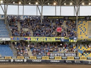 Pres Toruń - GKM Grudziądz bojkot kibiców