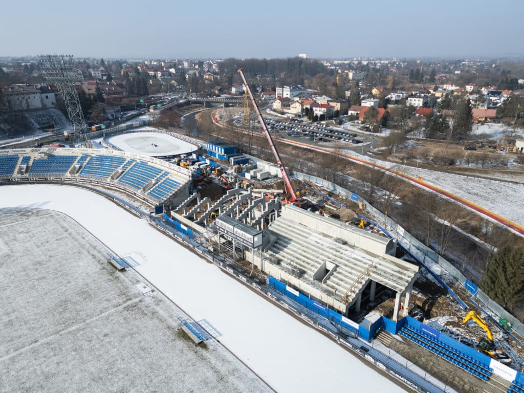 Najnowsze zdjęcia z budowy stadionu Cellfast Wilki Krosno! Ależ to będzie piękny stadion 3 DJI 0457