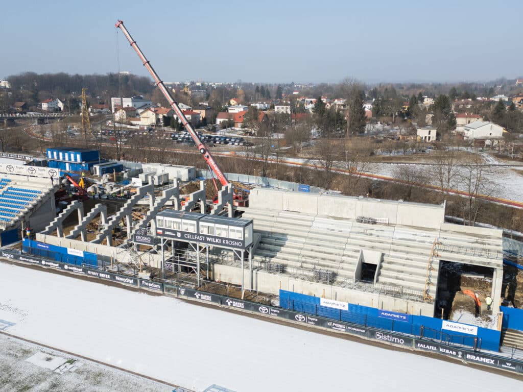 Najnowsze zdjęcia z budowy stadionu Cellfast Wilki Krosno! Ależ to będzie piękny stadion 6 DJI 0462
