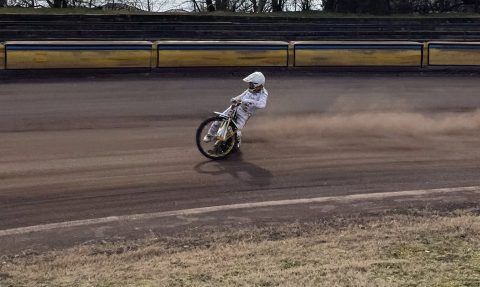 Żużel. Anders Thomsen i jego charakterystyczny kevlar. Najładniejszy w Grand Prix?