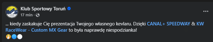 Żużel. Apator Toruń zareagował na zamieszanie z kevlarami! Wpadka czy marketingowa akcja? 1 obraz 2025 03 17 213852137