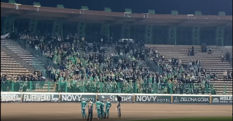 Fani Falubazu Zielona Góra zwrócili się do zawodników po kolejnej porażce [WIDEO]