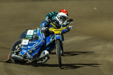 U24 Ekstraliga. GKM Grudziądz wygrywa po zaciętym boju. Pokaz kunsztu Małkiewicza