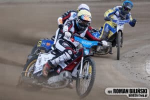 Motocykl na trybunach w Opolu