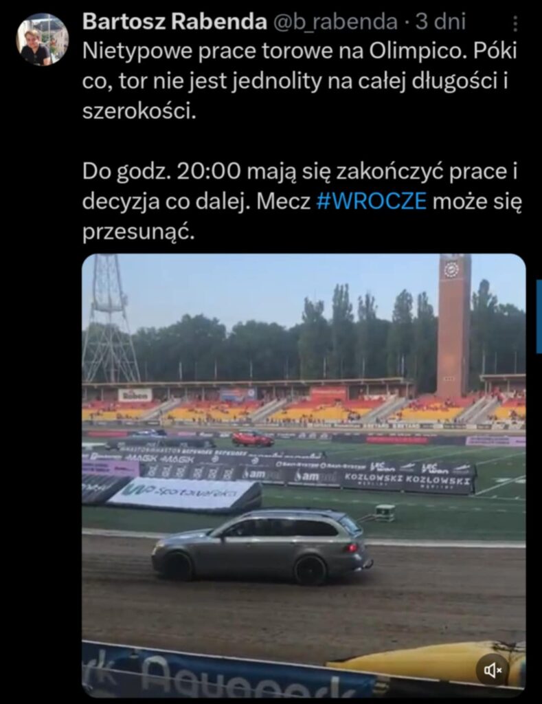 Żużel. Problemy z torem we Wrocławiu i pogrom w Grudziądzu. Najciekawsze wpisy minionego weekendu! 1 5f4e1fa2 770e 4490 9f0b f6978c9078aa