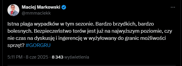Żużel. Wyśmienity Huckenbeck, wiele źle kończących się upadków, a to nie wszystko. Najciekawsze wpisy tygodnia! 3 obraz 2025 06 09 200541572