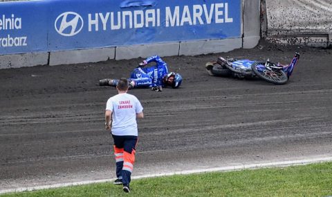 Żużel. Kolejne upadki w Łodzi! Wojdyło i Lyager z upadkami, sędzia postawił ultimatum