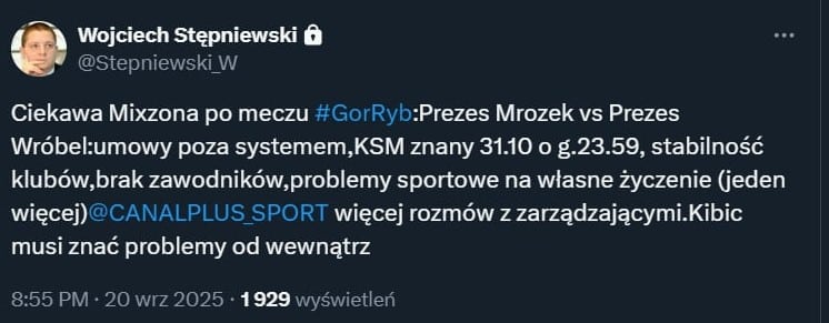Żużel. Prezes PGE Ekstraligi bez litości! Odpowiada Mrozkowi i Wróblowi 1 d37ffc85 5f36 445a 9c6e fc569ec9404d