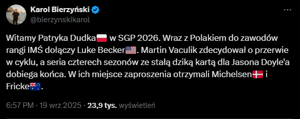 To oni uzupełnią stawkę Speedway Grand Prix?! Będzie nowa twarz w cyklu? 1 image 5