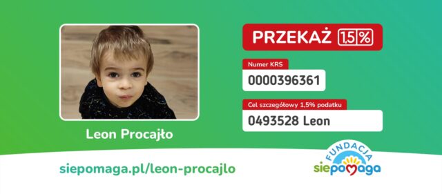 Pomóżmy małemu Leosiowi w walce o zdrowie. Zbiórka na leczenie TSC i terapię rehabilitacyjną