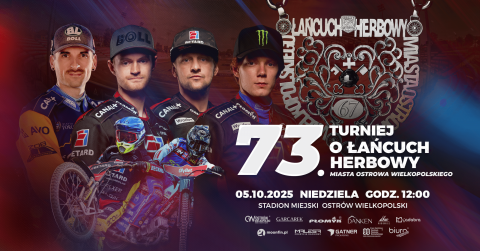 Łańcuch Herbowy online 2025 – transmisja live z Ostrowa Wielkopolskiego. Gdzie oglądać zawody żużlowe?