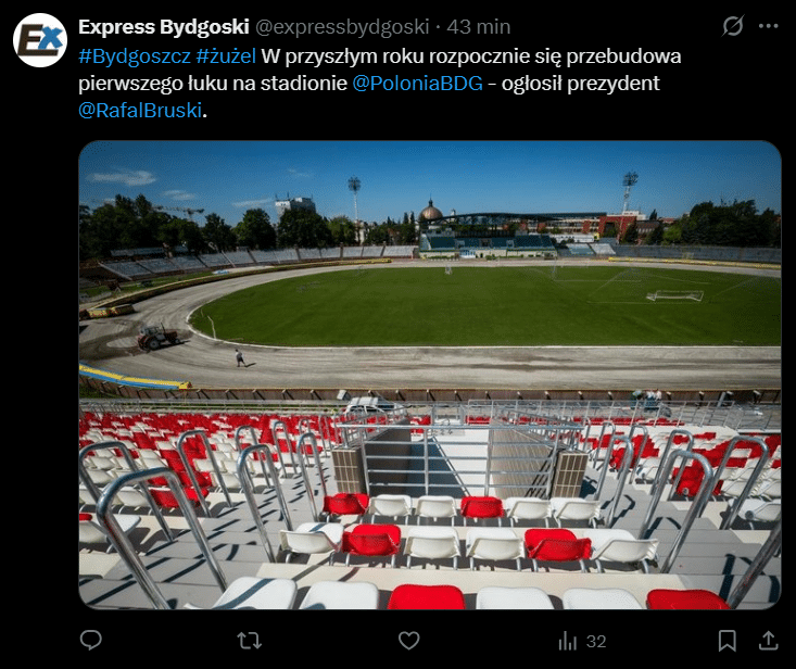 Polonia Bydgoszcz remont