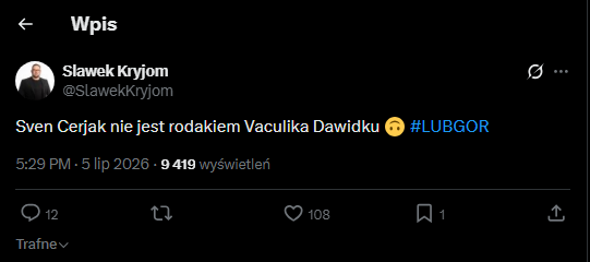 Żużel. Przegląd żużlowego internetu po weekendzie 7 Zrzut ekranu 2026 07 06 172819
