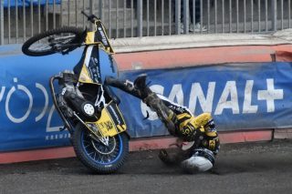 Ryan Douglas zaliczył groźny upadek w Łodzi